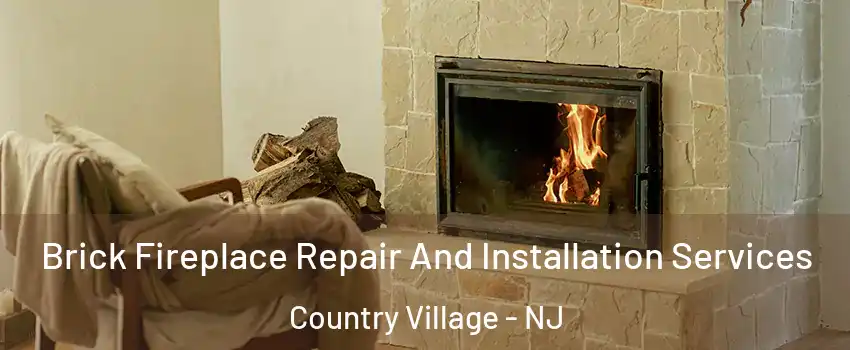 Brick Fireplace Repair And Installation Services Country Village - NJ