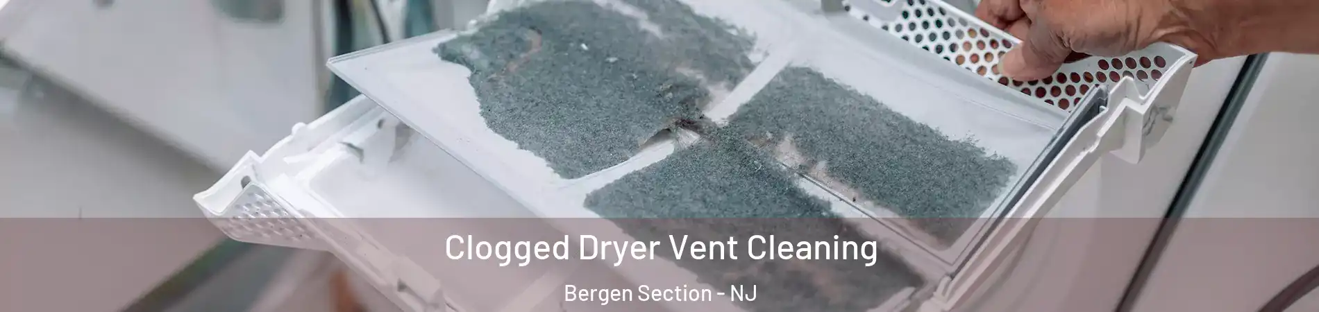 Clogged Dryer Vent Cleaning Bergen Section - NJ