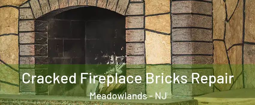 Cracked Fireplace Bricks Repair Meadowlands - NJ