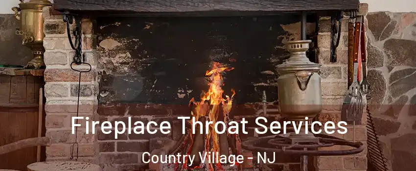 Fireplace Throat Services Country Village - NJ