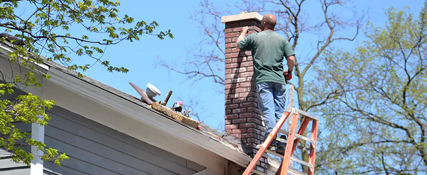 Vinyl and PVC Chimney Flashing Installation in South Greenville, NJ