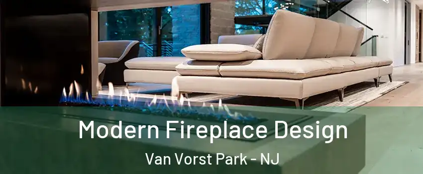 Modern Fireplace Design Van Vorst Park - NJ