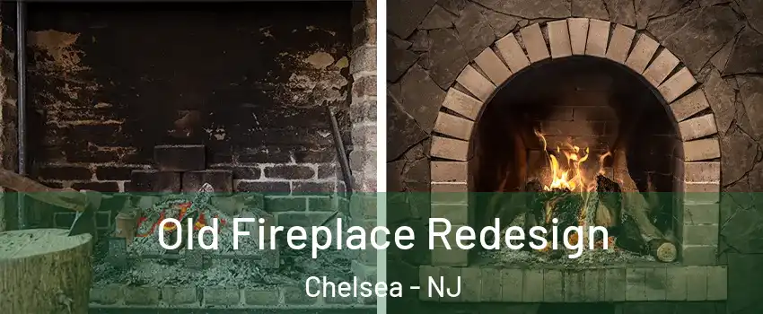 Old Fireplace Redesign Chelsea - NJ