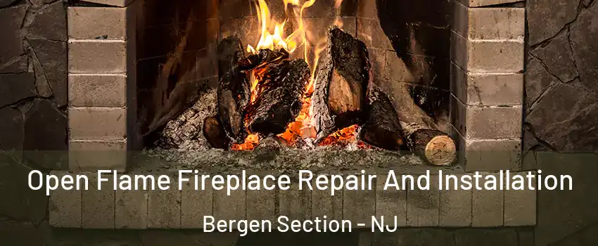 Open Flame Fireplace Repair And Installation Bergen Section - NJ