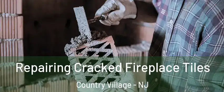 Repairing Cracked Fireplace Tiles Country Village - NJ