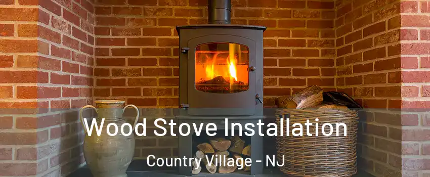 Wood Stove Installation Country Village - NJ